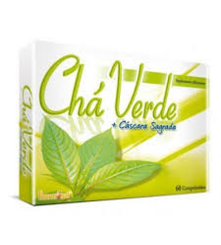 Chá verde + cáscara sagrada - 60 comprimidos - Fharmonat